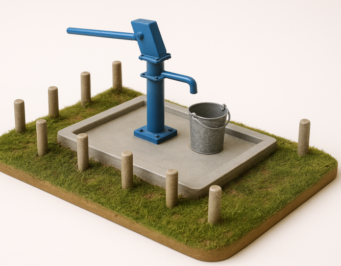 Construction d’un forage avec PMH à Ewakane