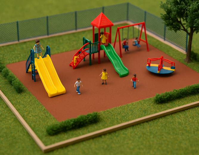 Constructure d’une aire de jeux à NSEM